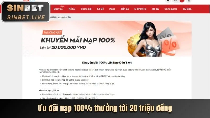 Thưởng nạp hàng ngày bắn cá